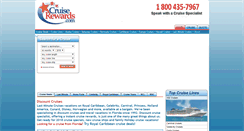 Desktop Screenshot of cruiserewards.com