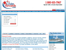Tablet Screenshot of cruiserewards.com